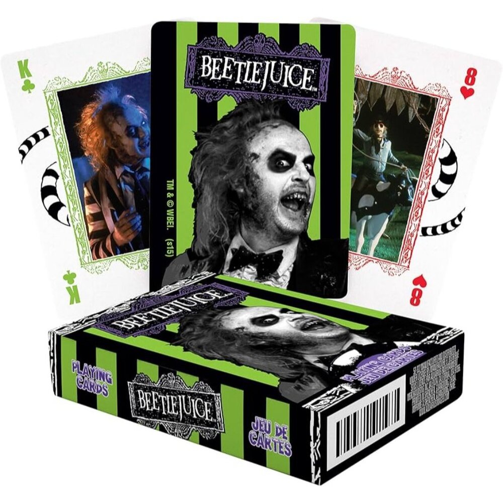 Aquarius Beetlejuice Standard Poker Playing Cards 52 Card Deck